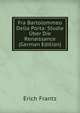 Fra Bartolommeo Della Porta: Studie Uber Die Renaissance (German Edition), Erich Frantz 