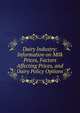 Dairy Industry: Information on Milk Prices, Factors Affecting Prices, and Dairy Policy Options, 