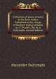 Collection of plans of ports in the East-Indies. Published at the charge of the East-India Company in 1779 and 1780, by A Dalrymple. Second edition., Alexander Dalrymple 