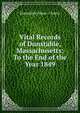 Vital Records of Dunstable, Massachusetts: To the End of the Year 1849, Dunstable (Mass. : Town) 