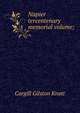 Napier tercentenary memorial volume;, Cargill Gilston Knott 