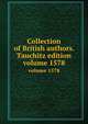 Collection of British authors. Tauchitz edition. volume 1578, 