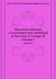 Historical sketches of statesmen who published in the time of George III. volume I, Brougham and Vaux, Henry Brougham Baron 