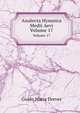 Analecta Hymnica Medii Aevi. Volume 17, Guido Maria Dreves 