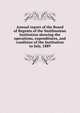 Annual report of the Board of Regents of the Smithsonian Institution showing the operations, expenditures, and condition of the Institution to July, 1889, 