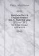 Matthew Paris`s English history. Vol. 3 from the year 1235 to 1273, Paris, Matthew 