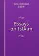 Essays on IslA?m, Sell, Edward, 1839- 