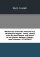 Memorials of the Rev. William Bull of Newport Pagnel : comp. chiefly from his own letters, and those of his friends, Newton, Cowper, and Thornton : 1738-1814, Bull, Josiah 
