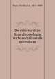 De externa vitae Jesu chronologia recte constituenda microform., Piper, Ferdinand, 1811-1889 