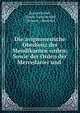 Die avignonesische Obedienz der Mendikanten-orden: Sowie der Orden der Mercedarier und ., Konrad Eubel, G?rres -Gesellschaft, Clement , Benedict 