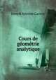 Cours de geometrie analytique., Joseph Antoine Carnoy 