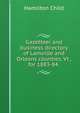 Gazetteer and business directory of Lamoille and Orleans counties, Vt., for 1883-84, Child, Hamilton, b. 1836 