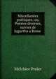 Miscellanees poetiques; ou, Poesies diverses, suivies de Jugurtha a Rome ., Melchior Potier 
