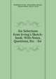 Six Selections from Irving's Sketch-book: With Notes, Questions, Etc. : for ., Washington Irving , Homer Baxter Sprague , Spraque Homer, Mary E. Scates 