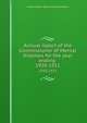 Annual report of the Commissioner of Mental Diseases for the year ending . 1920-1921, Massachusetts. Dept. of Mental Diseases 