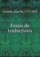 Essais de traductions, Salverte, Euse?be, 1771-1839 