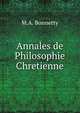 Annales de Philosophie Chretienne., M.A. Bonnetty 