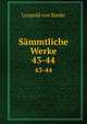 Smmtliche Werke. 43-44, Leopold von Ranke 