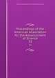 Proceedings of the American Association for the Advancement of Science. 33, American Association for the Advancement of Science 