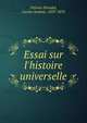 Essai sur l'histoire universelle, Pr?vost-Paradol, Lucien Anatole, 1829-1870 