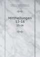 Mittheilungen. 15-16, Historischer Verein f?r Steiermark , Historischer Verein f?r Steiermark 