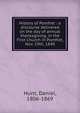 History of Pomfret : a discourse delivered on the day of annual thanksgiving, in the First Church in Pomfret, Nov. 19th, 1840, Hunt, Daniel, 1806-1869 