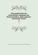 Sitzungsberichte der kaiserlichen Akademie der Wissenschaften, philosophisch-historische Classe. 6, Kaiserl. Akademie der Wissenschaften in Wien Philosophisch -Historische Klasse 