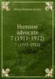 Humane advocate. 7 (1911-1912), Illinois Humane Society 