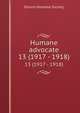 Humane advocate. 13 (1917 - 1918), Illinois Humane Society 