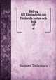 Bidrag till knnedom om Finlands natur och folk. 47, Suomen Tiedeseura 