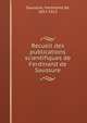 Recueil des publications scientifiques de Ferdinand de Saussure, Saussure, Ferdinand de, 1857-1913 