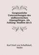 Geognostiche Untersuchungen des sudbayerischen Alpengebirges. Als Anhang: Studien des k ., Karl Emil von Schafh?utl, Hailer 