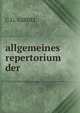 allgemeines repertorium der, C.G. Gibbel 