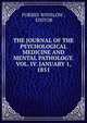 THE JOURNAL OF THE PSYCHOLOGICAL MEDICINE AND MENTAL PATHOLOGY. VOL. IV. JANUARY 1, 1851., FORBES WINSLOW , EDITOR 
