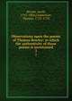 Observations upon the poems of Thomas Rowley: in which the authenticity of those poems is ascertained. 2, Bryant, Jacob, 1715-1804,Chatterton, Thomas, 1752-1770 