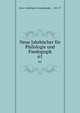 Neue Jahrbcher fr Philologie und Paedogogik. 61, Neue # philologie und paedagogik ... 1831-97 