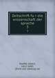 Zeitschrift fur die wissenschaft der sprache. 3, Hoefer, Albert, 1812-1883, [from old catalog] ed 