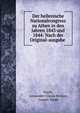Der hellenische Nationalcongress zu Athen in den Jahren 1843 und 1844: Nach der Original-ausgabe ., Voul?, Alexander Clarus Heinze, Greece Voul? 