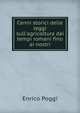 Cenni storici delle leggi sull'agricoltura dai tempi romani fino ai nostri, Enrico Poggi 
