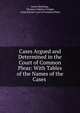 Cases Argued and Determined in the Court of Common Pleas: With Tables of the Names of the Cases ., James Manning , Thomas Colpitts Granger, Great Britain Court of Common Pleas 