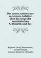 Der neuen Aristoxener zerstreute Aufsatze uber das irrige der musikalischen Arithmetik und das ., Raphael Georg Kiesewetter, Joseph Krieger, Antonio Eximeno y Pujades 