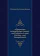 Allgemeines evangelisches Gesang- und Gebetbuch zum Kirchen- und Hausgebrauch, Christian Karl Josias Bunsen 