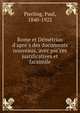 Rome et De?me?trius d'apre?s des documents nouveaux, avec pie?ces justificatives et facsimile, Pierling, Paul, 1840-1922 