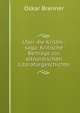 Uber die Kristni-saga: Kritische Beitrage zur altnordischen Literaturgeschichte, Oskar Brenner 