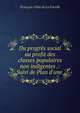 Du progr?s social au profit des classes populaires non indigentes .: Suivi de Plan d'une ., Francois-Felix de La Farelle 