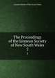 The Proceedings of the Linnean Society of New South Wales. 2, Linnean Society of New South Wales 
