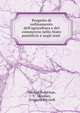 Progetto di ordinamento dell'agricoltura e del commercio nello Stato pontificio e negli stati ., Maurice Rubichon, L . Mounier, Gregorio Riccardi 