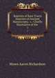 Reprints of Rare Tracts & Imprints of Ancient Manuscripts, &c.: Chiefly Illustrative of the ., Moses Aaron Richardson 