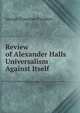 Review of Alexander Halls? Universalism Against Itself, George Truesdale Flanders 
