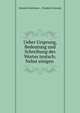 Ueber Ursprung, Bedeutung und Schreibung des Wortes teutsch: Nebst einigen ., Heinrich Hattemer , Friedrich Zarncke 